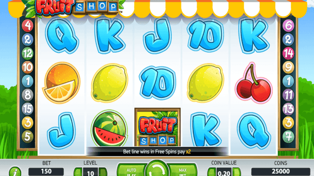 Игровой интерфейс Fruit Shop 1